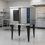 Thumbnail image #3 for Duke Manufacturing 613-G3V Single-Deck Deep-Depth Gas Convection Oven, 6-Pan, Mechanical Controls, Stainless Steel/Porcelain