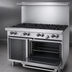 Thumbnail image #4 for US Range U-Series 48-Inch Gas Restaurant Range with 8 Open Burners, Standard Oven, and Storage Base
