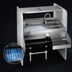 Thumbnail image #4 for Spec-Bar CS42-32L Underbar Cocktail Station with 2 Sinks and Ice Bin