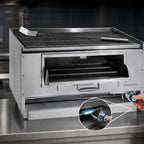 Thumbnail image #4 for Imperial (Middleby) MSQ-60 60-Inch Countertop Mesquite Wood Broiler with Cast Iron Grates and Gas Log Lighter