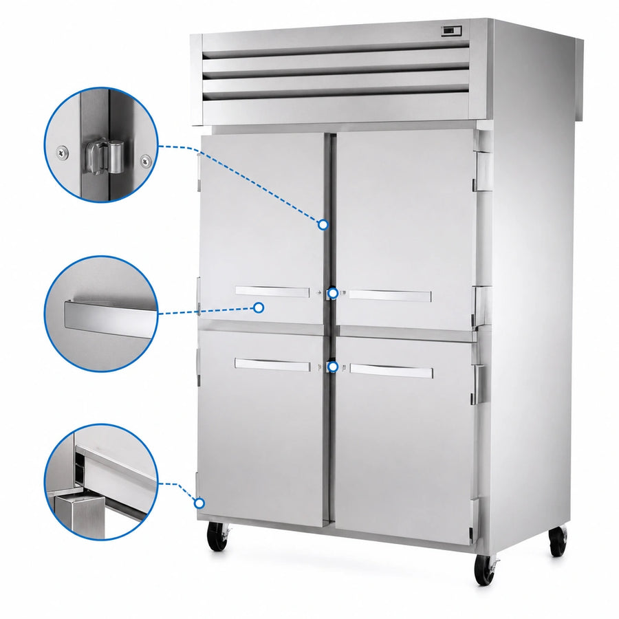 Locking Half Swing Doors