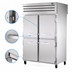 Thumbnail image #4 for True SPEC SERIES Pass-Thru Two-Section Reach-In Refrigerator with 4 Half Swing Doors