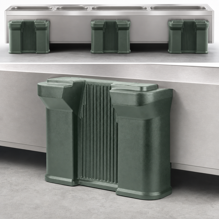 Product image #5 for SixStar Standard Food Bar Replacement Leg for Maximizer Food Bar, Slate
