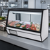 Thumbnail image #4 for Howard-McCray 32E Series 50-Inch Self-Contained Fish & Poultry Service Case, Straight Glass, LED, Black Exterior/White Interior