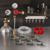 Thumbnail image #4 for 6-Faucet Nitro Beer Dispensing Kit with CO2 Regulator, Manifold, Lines, and Sankey Taps