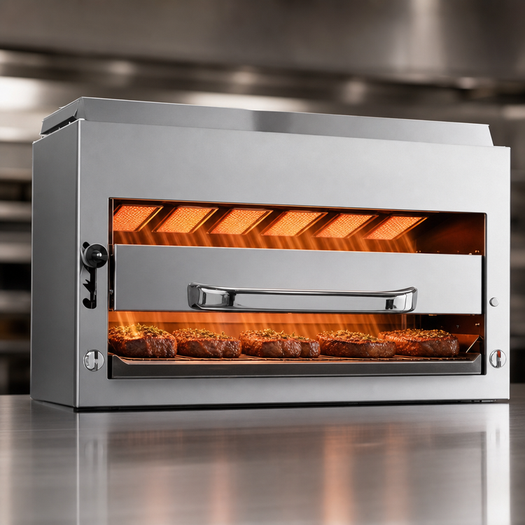 Product image #4 for Southbend Platinum 48-Inch Compact Gas Infrared Salamander Broiler, Riser Mount
