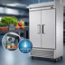 Thumbnail image #4 for True T-43-HC Two-Section Reach-In Solid Swing Door Refrigerator, 47-Inch Wide