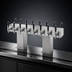 Thumbnail image #4 for Perlick Extra-High Back-to-Back Bridge Tee Countertop Glycol-Cooled Draft Beer Tower, 20 Faucets, Stainless Steel