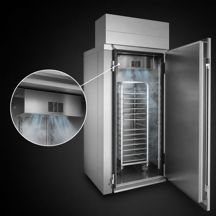 Product image #4 for Baxter RPW1S Single Wide Roll-In Retarder/Proofer Cabinet, 80.5-Inch Deep, Electric Heat, Floor Model