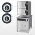 Thumbnail image #4 for Groen HyPlus 2-Compartment Electric Pressureless Steamer with 24-Inch Cabinet Base