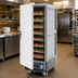 Thumbnail image #4 for Metro C5 3 Series Gray Insulation Armour Mobile Full-Height Heated Holding Cabinet, Solid Door, Universal Wire Slides