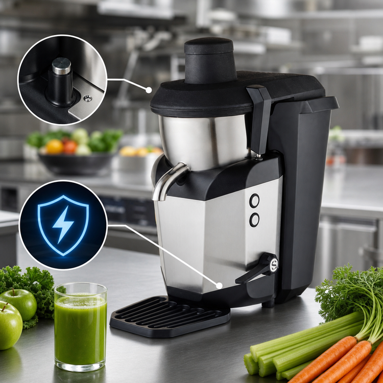 Product image #4 for Trento Santos #50 Commercial Countertop Fruit & Vegetable Juice Extractor, 1 HP, 120V
