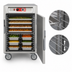 Thumbnail image #4 for Metro C5 6 Series Mobile Half-Height Pass-Thru Heated Holding Cabinet with Solid Doors, Universal Wire Slides, 120V