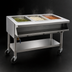 Thumbnail image #4 for Portable Electric Sealed-Well Hot Food Table with 3 Wells, Open Base, 50-1/2 in. W x 32-1/4 in. D x 34 in. H, 208V