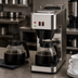 Thumbnail image #5 for Café Deco Portable Pour-Over Coffee Brewer with 2 Warmers for 64 oz. Glass Decanters