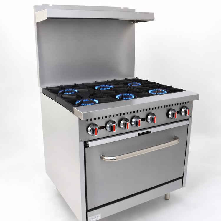 Product image #5 for General 36-Inch LP Gas Range with 6 Open Burners and 20-Inch Oven