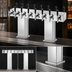 Thumbnail image #4 for Perlick 20-Faucet Extra High Countertop Bridge Tee Glycol-Cooled Draft Beer Tower, Polished Chrome