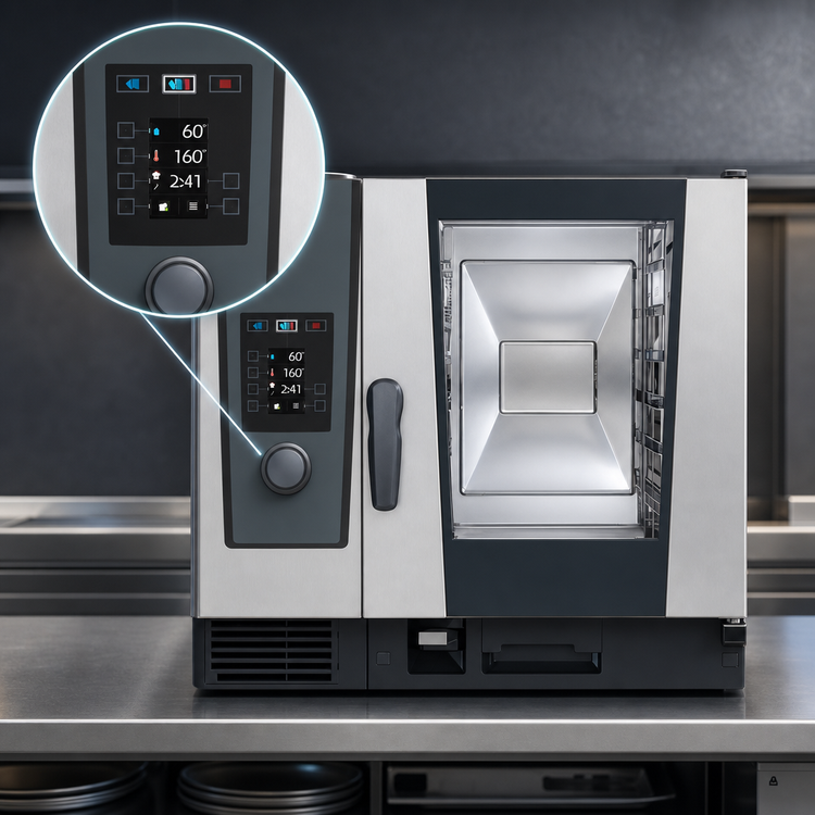 Product image #4 for RATIONAL iCombi Classic 6-Half Size Electric Countertop Combi Oven, 208/240V 3-Phase