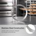 Thumbnail image #4 for BakeryXpress 14-Inch Stainless Steel Dough Ring Finished Crust Mold