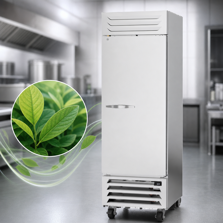 Product image #4 for Beverage-Air Vista® Series One-Section Bottom-Mount Reach-In Freezer, 23.32 Cu. Ft., Solid Door