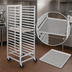 Thumbnail image #4 for Mobile Aluminum Donut Screen Rack for 23 x 23 Screens, 13-Screen Capacity
