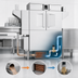 Thumbnail image #4 for Single-Tank Conveyor Dishwasher with Drain Water Energy Recovery, Touch Screen Controls, 245 Racks/Hour