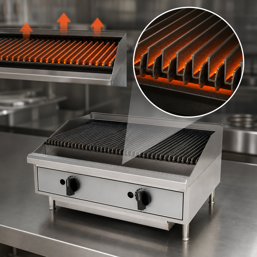 Heavy Stainless Steel Radiants