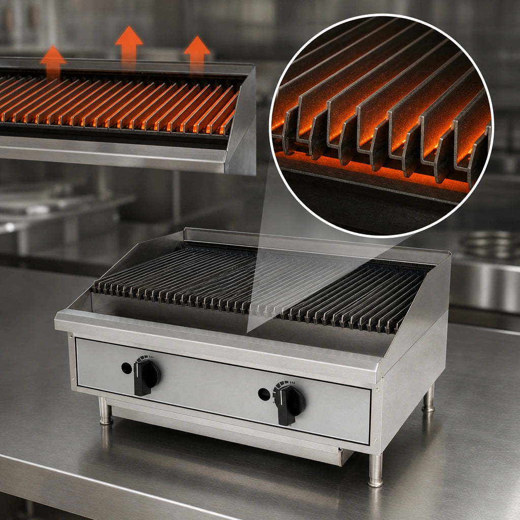 Heavy Stainless Steel Radiants
