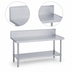 Thumbnail image #4 for Duke 84-Inch x 24-Inch Stainless Steel Work Table with 10-Inch Marine Edge Riser and Undershelf