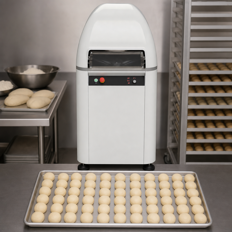 Product image #4 for Univex Automatic Hydraulic Bun Divider/Rounder, 52-Piece Dough Divider, 0.42-1.41 oz.