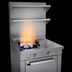 Thumbnail image #4 for Southbend Platinum Heavy Duty 32-Inch Gas Sectional Range with Full-Width Graduated Hot Top and Cabinet Base