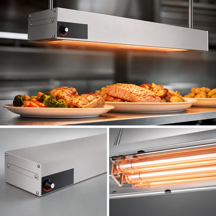 Product image #4 for Hatco Glo-Ray 24-Inch Single Unlighted Infrared Strip Heater, 500W, 120V