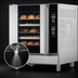 Thumbnail image #4 for Moffat Turbofan G32D5 Full-Size Gas Single-Deck Convection Oven with Glass Door, Digital Controls, and 5 Sheet Pan Capacity