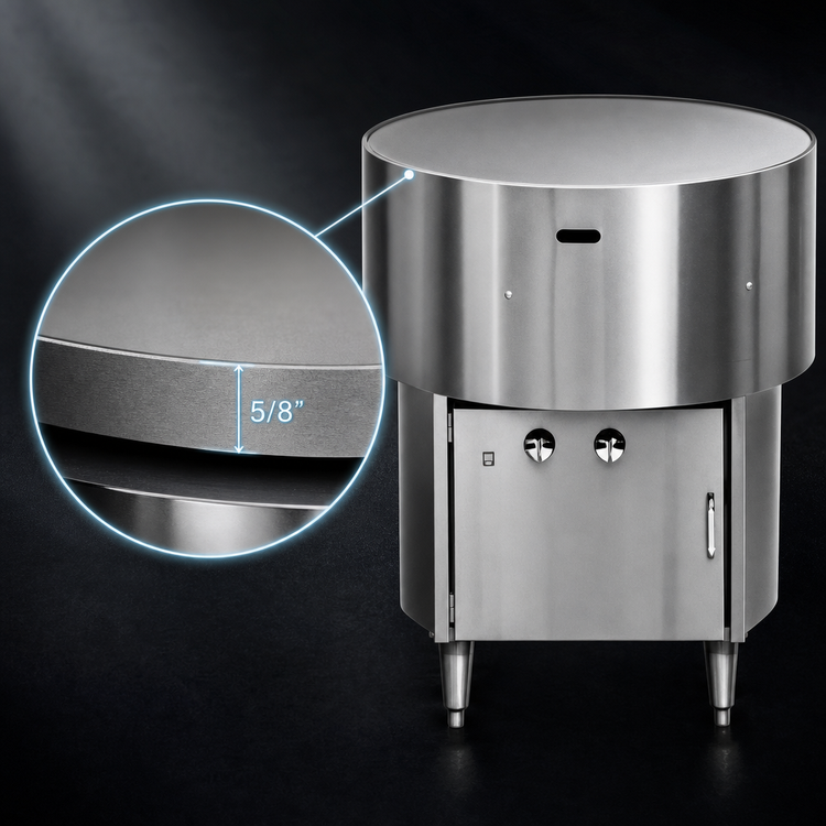 Product image #4 for Titan JTRG-34 Rotating Tortilla Griddle, 34-Inch Diameter, Gas