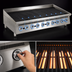Thumbnail image #5 for Star Ultra-Max 60-Inch Gas Lava Rock Charbroiler with Manual Controls, 200,000 BTU