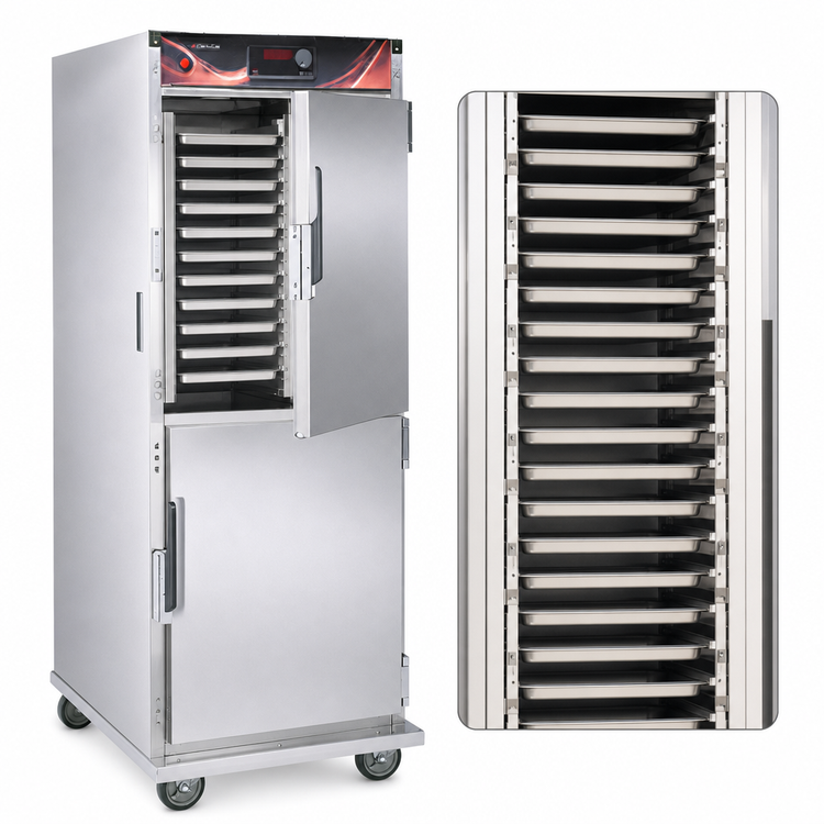 Product image #4 for Cres Cor Insulated Stainless Steel Hot Holding Cabinet, 32 Pan Capacity, 120V