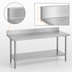 Thumbnail image #4 for Duke Stainless Steel Work Table with 5-Inch Riser and Undershelf, 108-Inch x 30-Inch x 36-Inch