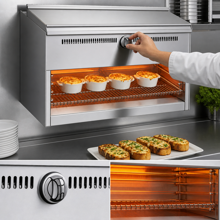 Product image #4 for Bistro 36-Inch Wall-Mount Gas Cheesemelter with Infrared Burners