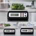 Thumbnail image #4 for San Jamar Square Professional Digital Portion Control Food Scale, 33 lb x 0.1 oz / 15 kg x 1 g, Black