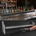 Thumbnail image #4 for Glastender 60-Inch Stainless Steel Single Speed Rail with Open Step-and-Rail Design