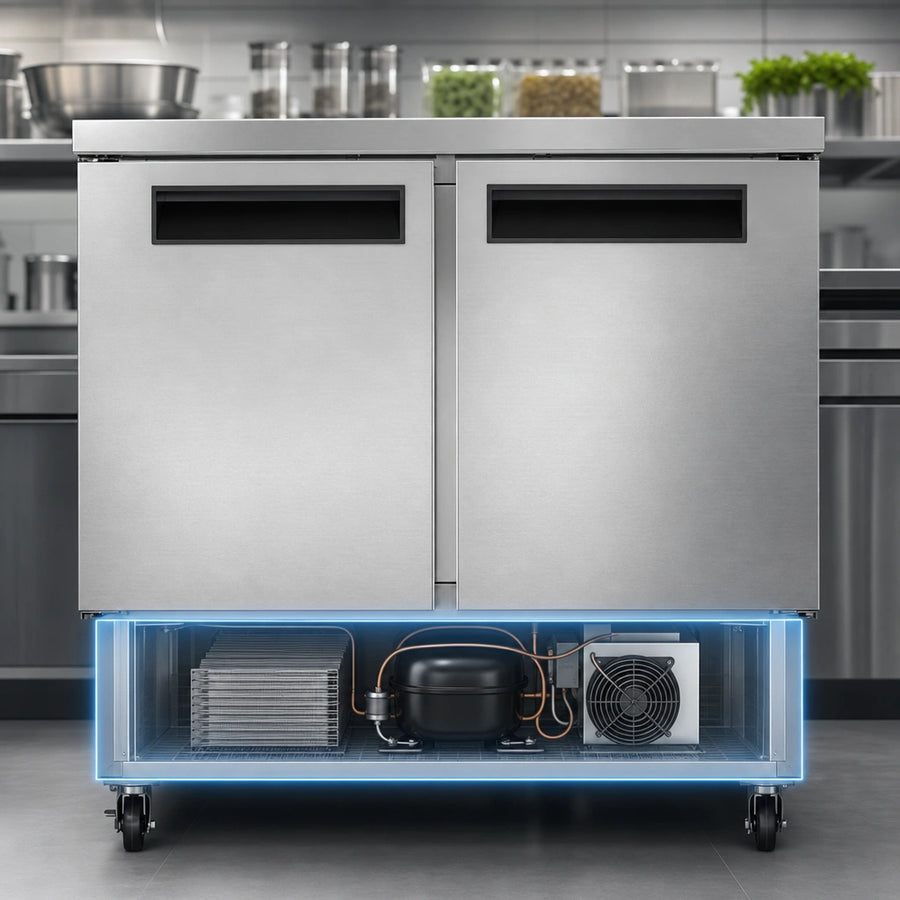 Bottom-Mounted Self-Contained Refrigeration