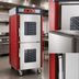 Thumbnail image #4 for Metro C5 4 Series Full Height Insulated Mobile Heated Holding Cabinet with Clear Dutch Doors and Lip Load Slides