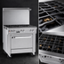 Thumbnail image #4 for Southbend Ultimate 36-Inch Gas Restaurant Range with 2 Non-Clog Burners, 24-Inch Charbroiler, and Convection Oven