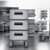 Thumbnail image #4 for Lincoln Impinger 3200 Series 3240-3N Triple Deck Natural Gas Conveyor Pizza Oven Package