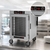 Thumbnail image #5 for Metro HotBlox™ Wide 8-Pan Pass-Thru Mobile Insulated Holding Cabinet, Clear Front Door and Solid Rear Door, Analog, 120V
