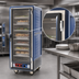 Thumbnail image #4 for Metro C5 Insulation Armour Full-Height Heated Holding Cabinet with Clear Door and Fixed Wire Slides, Blue
