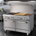 Thumbnail image #4 for Southbend Ultimate 48-Inch Gas Restaurant Range with 2 Open Burners, 36-Inch Thermostatic Griddle, Convection Oven and Cabinet Base