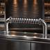 Thumbnail image #4 for Pass-Thru Glycol-Cooled Countertop Brew Pipe Draft Beer Tower with 16 Faucets, Stainless Steel