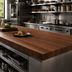 Thumbnail image #4 for John Boos Boos Block American Black Walnut Edge Grain Kitchen Countertop with Varnique Finish, 132 x 42 x 2-1/4 Inches