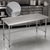 Thumbnail image #4 for Eagle Group Spec-Master Marine Series Stainless Steel Work Table, 84 x 48 Inches, Box Marine Edge